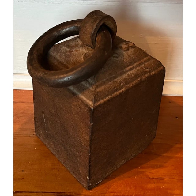 Antique 19th Century American Cast Iron Carriage Wagon Sleigh Buggy Weight Horse Tether Hitching Post Doorstop For Sale In New York - Image 6 of 12