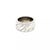 Chopard Chopardissimo Diamond 18k White Gold Engraved Wide Band Ring Size 6.25 For Sale In Miami - Image 6 of 6