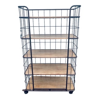 Restoration Hardware 1900s Baker Rack For Sale