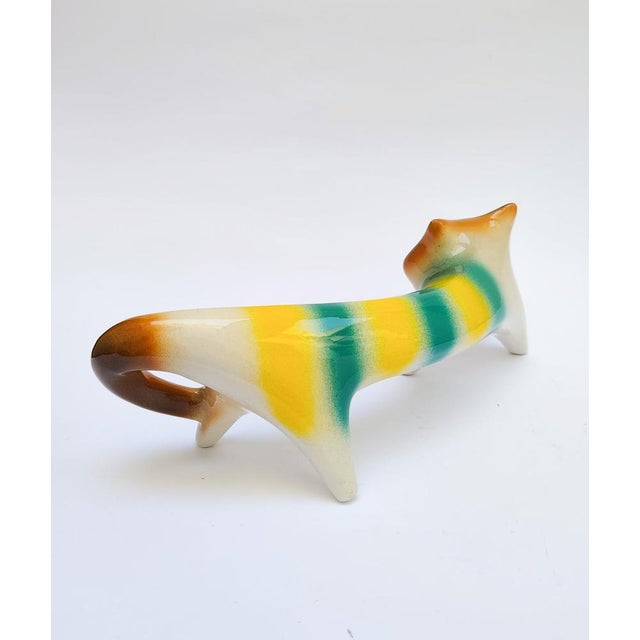 1970s Vintage Ceramic Cat from Roberto Rigon, 1970s For Sale - Image 5 of 10