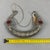 Torchon Necklace in Silver with Nomad Ethnic Red Glass For Sale - Image 9 of 11