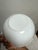 Mid-Century Modern 1950s Pyrex True Opal White Nesting Mixing Bowl Unmarked Milk Glass No Pattern For Sale - Image 3 of 9