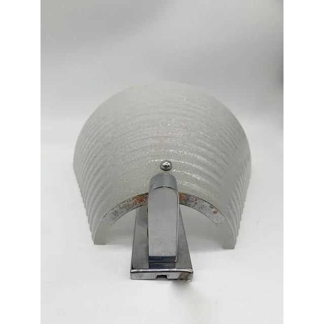 Couple Applique Wall Lamps attributed to Barovier Years 1930s Murano, Set of 2 For Sale - Image 6 of 8