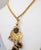 Les Bernard Vintage Signed Les Bernard Cabochon Faux-Brown Agates Pendant Necklace For Sale - Image 4 of 11