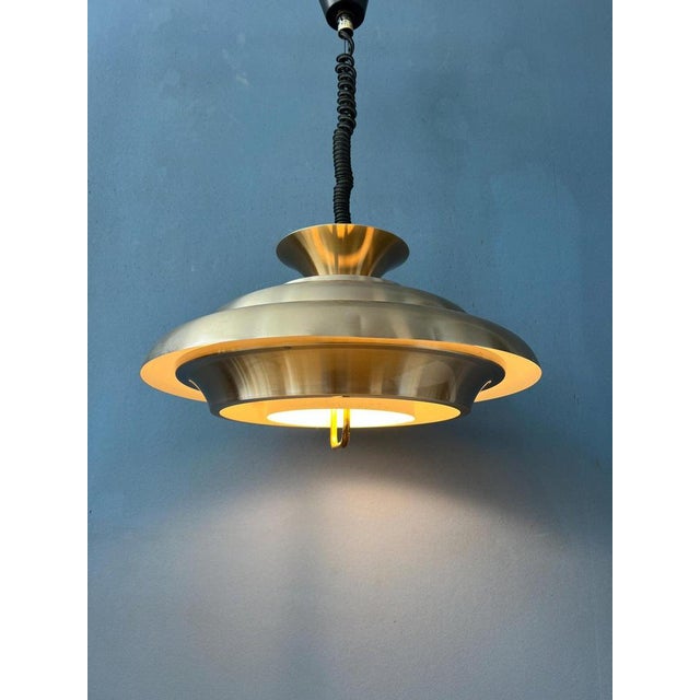 Mid-Century UFO Hanging Lamp from Dijkstra For Sale - Image 11 of 11