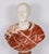 Black Vintage Portrait Bust of Roman Emperor Otho on Pedestal, 20th Century, Carrara For Sale - Image 8 of 18