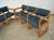 1970’s Mid-Century Modern Tandem Seating Waiting Room Chairs Benches - A Pair For Sale - Image 11 of 12