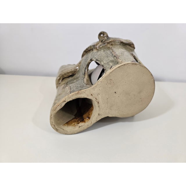 1970s Sculptural Sandstone Lamp by Annie Maume, France, 1970s For Sale - Image 5 of 14