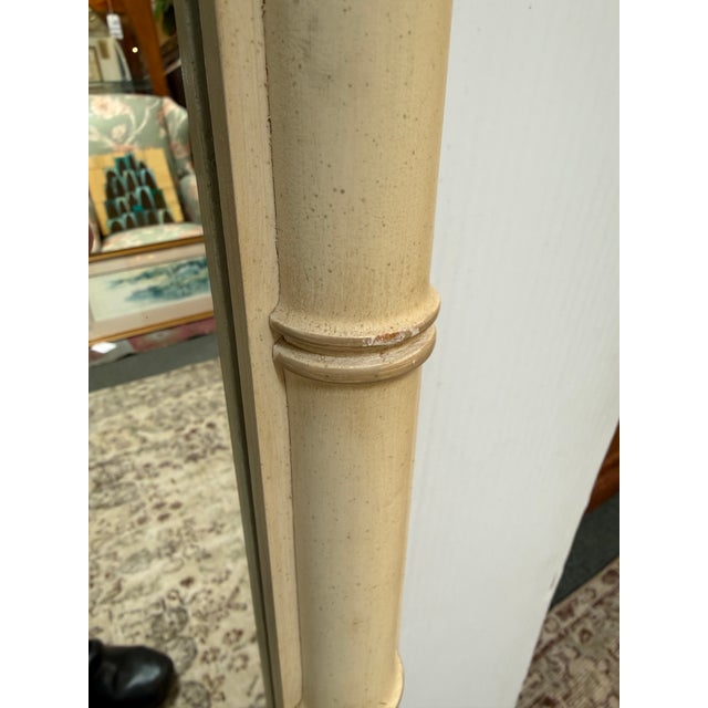 Dixie Aloha Faux Bamboo Mirror, White For Sale - Image 10 of 12