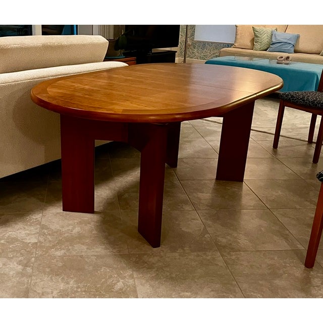 1990s Skovby Danish Modern Teak Dining Table and Chairs, 5 Pieces For Sale - Image 16 of 18