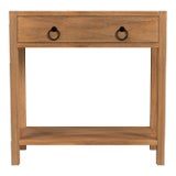 Lark 30" Natural Wood 1 Drawer Nightstand, Light Brown For Sale