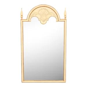 John Widdicomb Neoclassical Painted and Gold Gilt Large Wall Mirror, 1950s