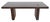Charcoal Maple Executive Desk, raised on two square legs, one drawer with clear finish to inside. 30.25" H x 78.25" W x...