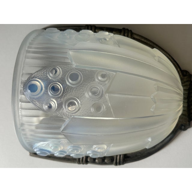 Art Deco Wall Sconces by Georges Leleu, 1930, Set of 2 For Sale - Image 11 of 18