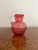 Glass Victorian Cranberry Glass Jug, 1880s For Sale - Image 7 of 7