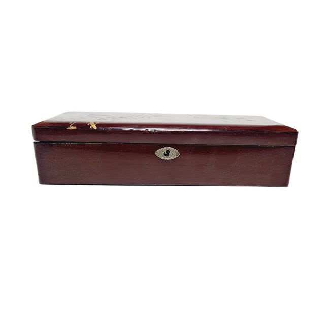 Japanese Lacquerware Box, 1950s For Sale - Image 12 of 12