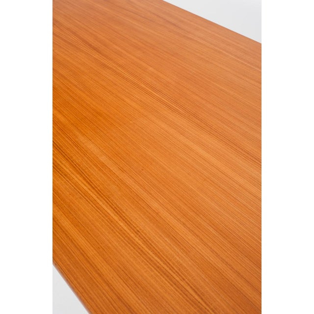 Scandinavian Style Teak Dining Table with Extensions, France, 1960s For Sale - Image 14 of 15