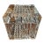 Vintage Crystal Trinket Box Faceted Cube With Lid For Sale