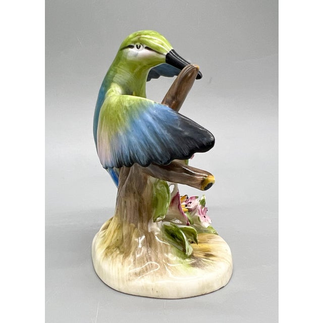 Coalport Porcelain Vintage English Royal Adderley Bone China Hummingbird Figurine – Floral Branch – Made in England - Cottagecore/ Traditional / Grandmillenial For Sale - Image 4 of 11