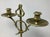 English 19th C Brass 2 Arm Adjustable Candleholder With 3 Claw Feet. C 1815 For Sale - Image 3 of 3