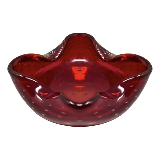 Vintage Italian Ashtray by Flavio Poli for Seguso, 1960s For Sale