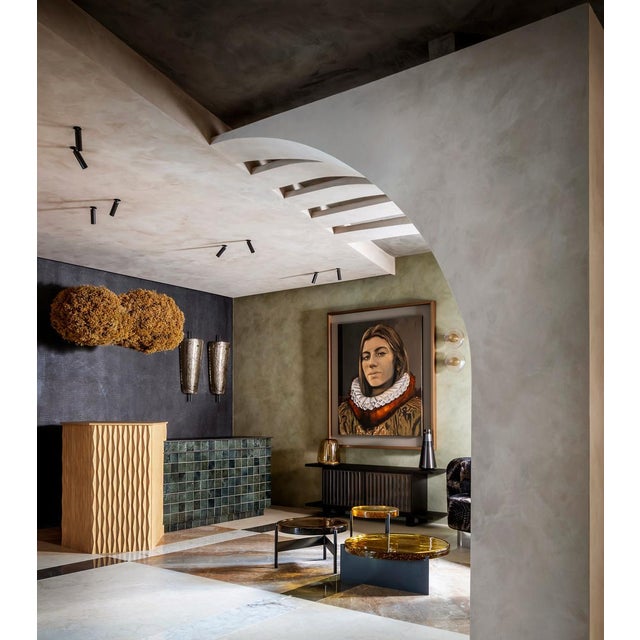 Metal Bent Wall Light in Smoky Grey by Sebastian Herkner for Pulpo GMBH For Sale - Image 7 of 10