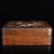 Late 20th Century Vintage Rosewood Box With Mother-of-Pearl Bird and Floral Inlay For Sale - Image 5 of 9
