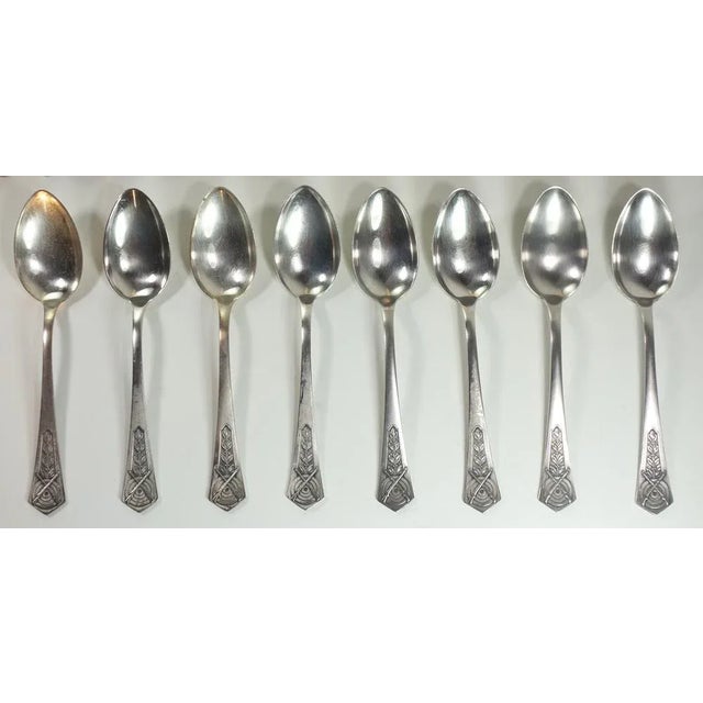 Gray Antique German Cutlery Set from Peka, Set of 24 For Sale - Image 8 of 11