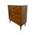 Brown Vintage Mid Century Modern Bassett Furniture 4-Drawer Tallboy Dresser.. For Sale - Image 8 of 10