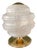 Vintage Table Lamp in Speckled Glass and Brass from Verrerie De Clichy, 1970s For Sale