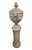 Pair of Neo-Classical Style Cast Stone Garden Urns and Pedestals For Sale - Image 9 of 12