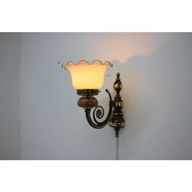 Metal Sconce, 1980s For Sale - Image 7 of 9