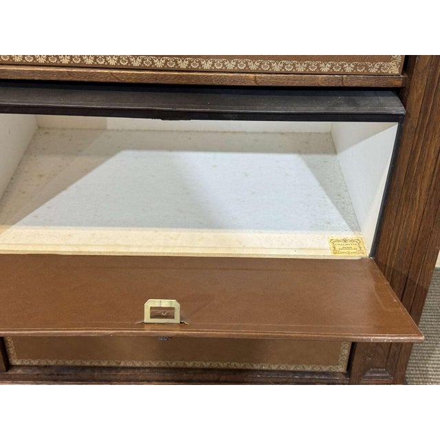 20th Century Oak Filing Cabinet by Chalmette Paris-Brussels For Sale - Image 6 of 18