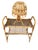 Italian Rattan Side Table, 1950s For Sale - Image 4 of 14