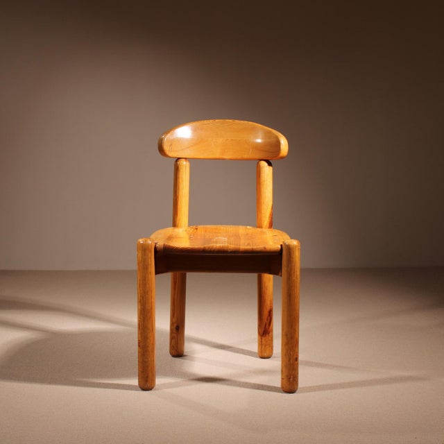 Dining Chairs in Pinewood, Italy, 1980s, Set of 6 For Sale - Image 9 of 13