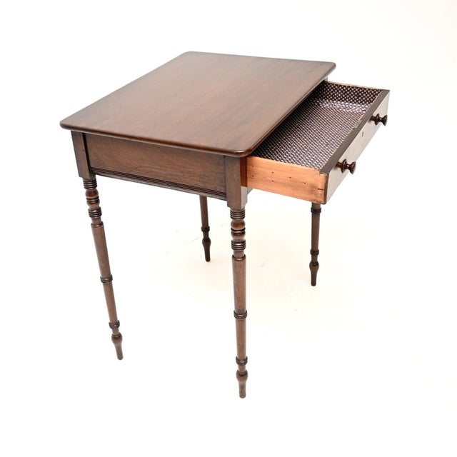 Antique Georgian Side Table, 1800 For Sale - Image 3 of 10