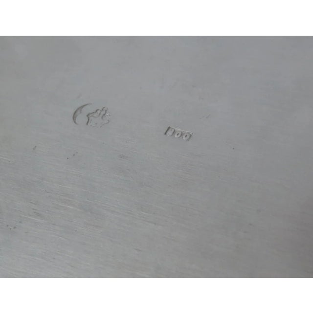 Antique Beaux Arts Silver Vanity Tray Circa 1880s' For Sale - Image 4 of 5