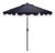 Torsa 9 Ft Crank Umbrella, Navy/Brown Pole For Sale
