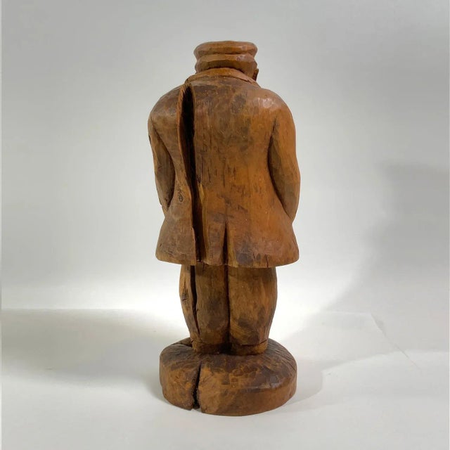 Carving of Sea Captain "Hall" For Sale In Boston - Image 6 of 8