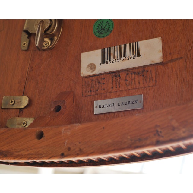 Ralph Lauren Hither Hills Round Oak Extending Dining Table For Sale - Image 13 of 18