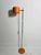 Metal Midcentury Orange Space Age Floor Lamp by Staff, Germany, 1970s For Sale - Image 7 of 12