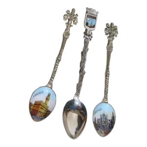 Group of 3 Souvenir Demitasse Spoons