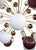 Not Yet Made - Made To Order 21st Century Nova Polished Brass Mixed Amethyst White Murano Sputnik Chandelier by Fabio LTD For Sale - Image 5 of 5