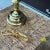 Metal Vintage Bombay Solid Brass Double Socket Table or Desk Lamp For Sale - Image 7 of 11
