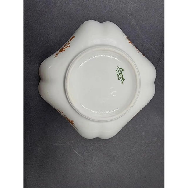 Mid 20th Century French Limoges Trinket Square Dish For Sale - Image 13 of 18