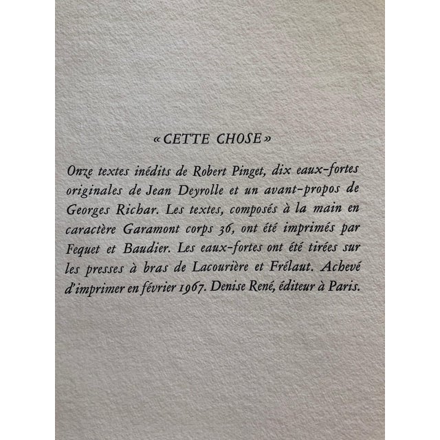 Jean Deyrolle, French Avant Garde Bold Abstract Geometric Aquatint Etching Op Art Kinetic, 1967 For Sale - Image 9 of 10