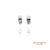 18k (750) White Gold Natural Diamond Wide Hoop Earrings, Pair For Sale - Image 9 of 10