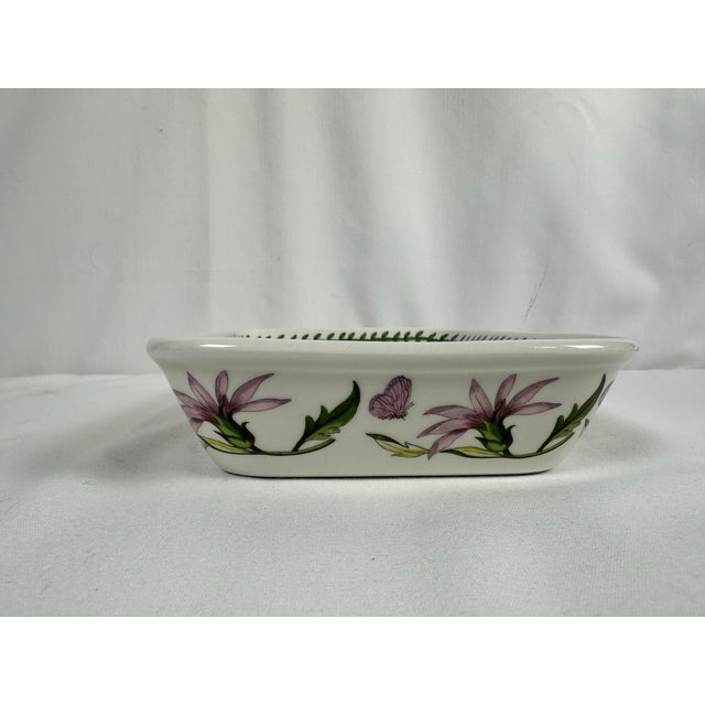 Portmeirion Botanic Garden 1972 Small Dog Rose Rectangular Baker/Casserole Dish For Sale - Image 4 of 8