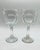 1980s “Chivalry” Textured Wine Glasses- A Pair For Sale In Jacksonville, FL - Image 6 of 9