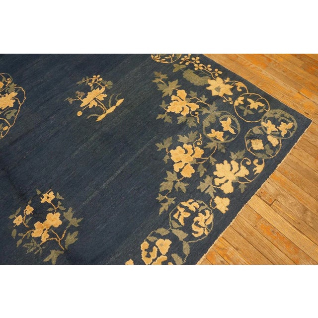 Antique Chinese Peking Rug For Sale - Image 9 of 11